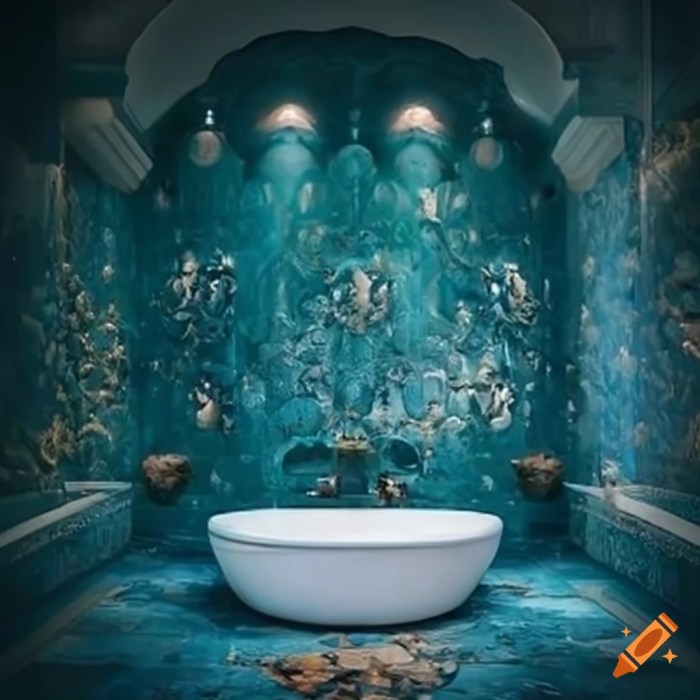 Little mermaid bathroom decor