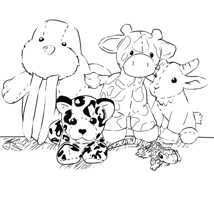 Printable Stuffed Animal Coloring Pages Fun for All Ages