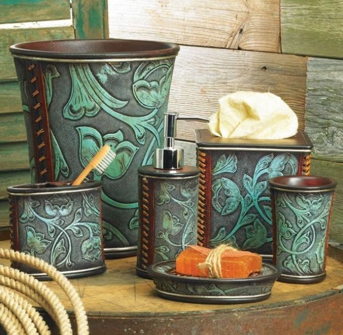 Western bathroom decor sets