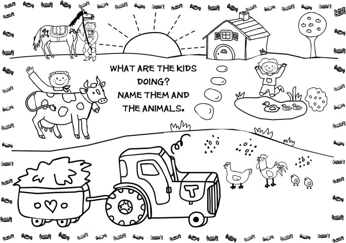 Farm Animal Coloring Page A Comprehensive Guide