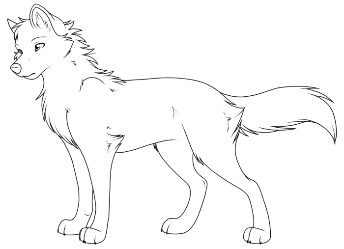 Animal Coloring Pages of Wolves A Comprehensive Guide