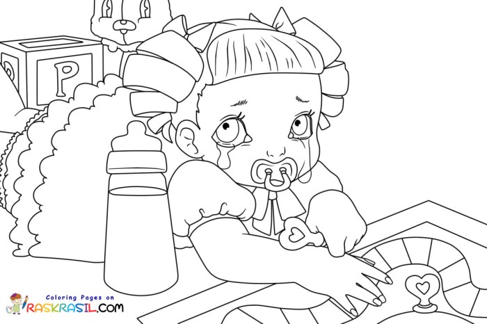 Anime Melanie Martinez Coloring Pages