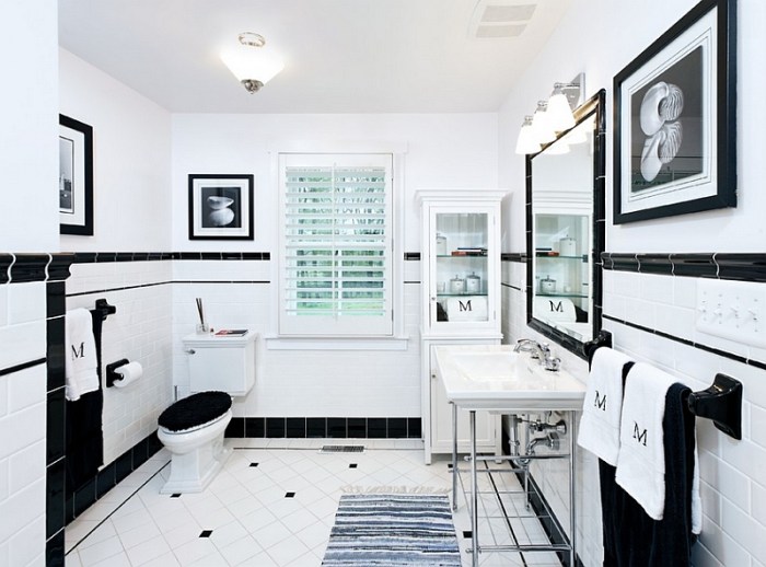 Bathroom Decor Black and White Style Guide