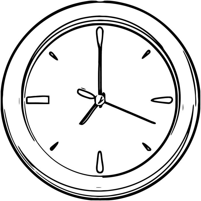 Animal Clock Coloring Pages Fun & Learning