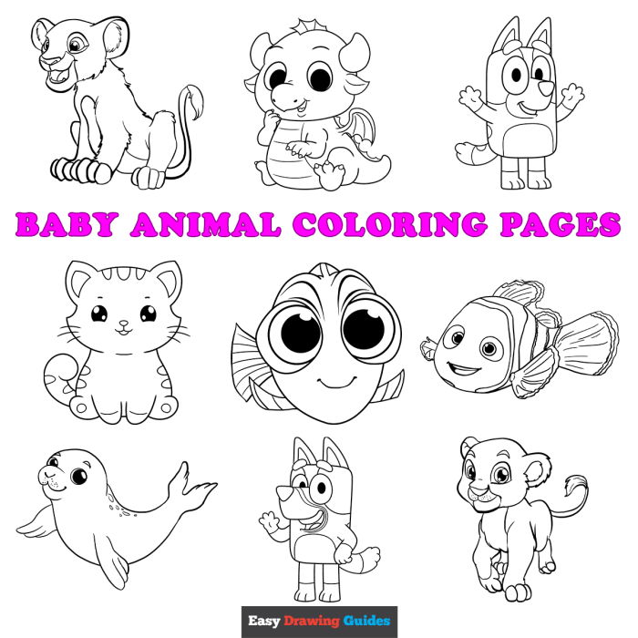 Cute Animal Coloring Sheets Printable Fun for All!