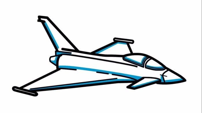 Luke's fighter jet easy drawing