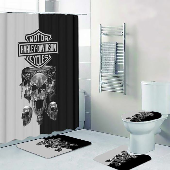 Harley davidson bathroom decor