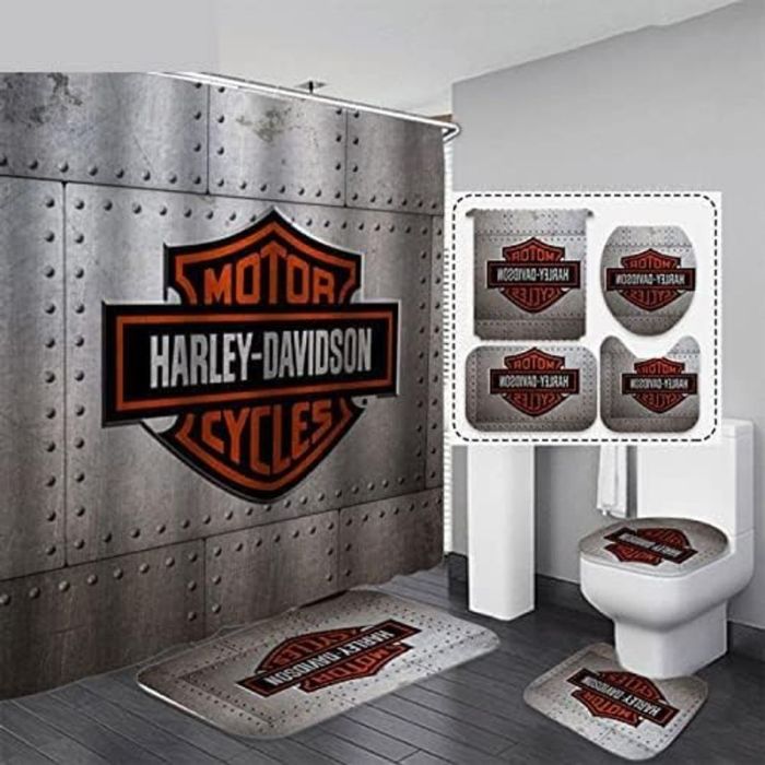 Harley davidson bathroom decor