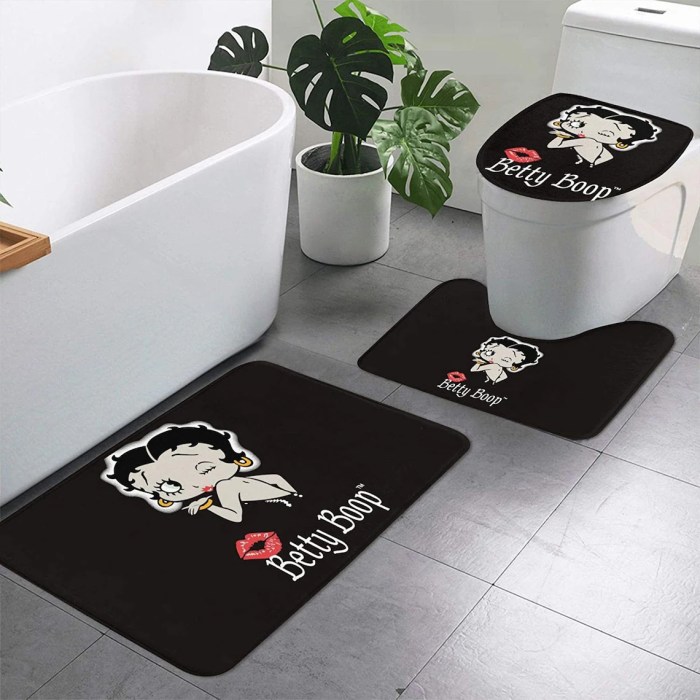 Shower waterproof betty boop curtain bathroom modern custom charmhome aliexpress