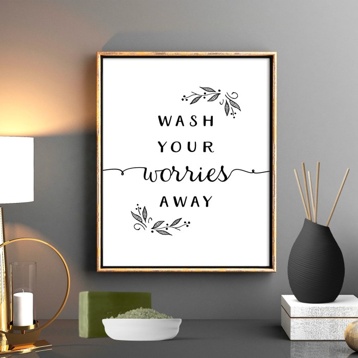 Bathroom Wall Decor Sayings A Style Guide