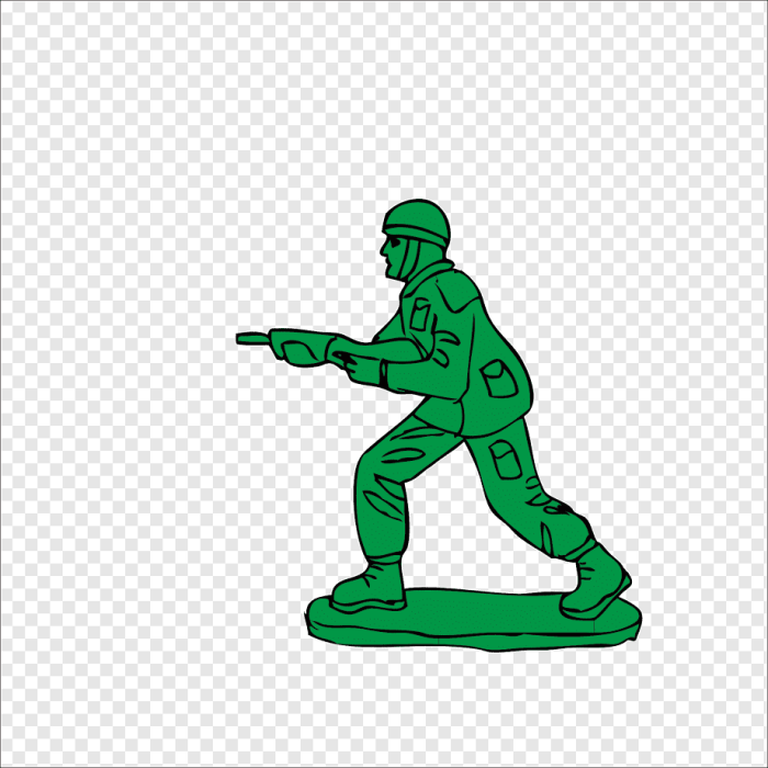 Army men drawing easy