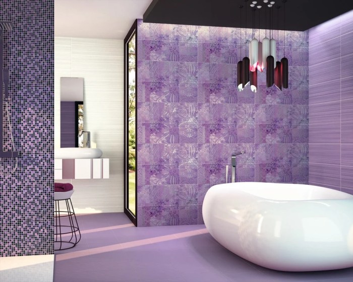 Dark Purple Bathroom Decor Ideas