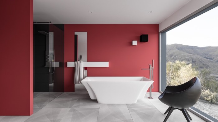 Red and Gray Bathroom Decor A Style Guide