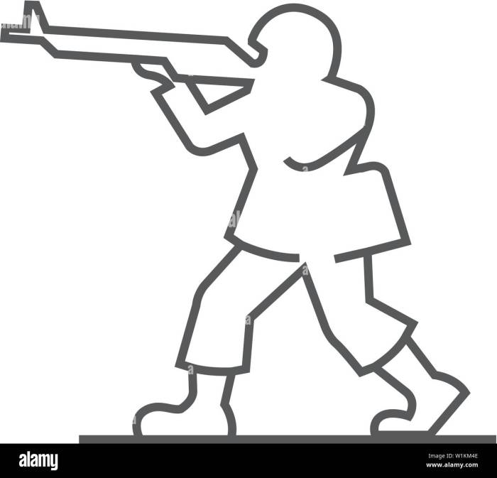 Army men drawing easy